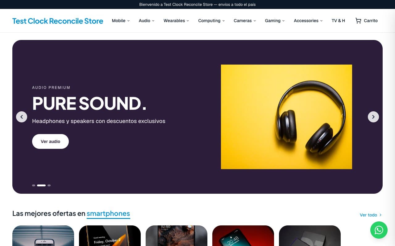 Marketplace — vista de escritorio